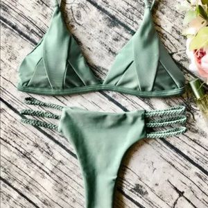Olive Green Bikini
